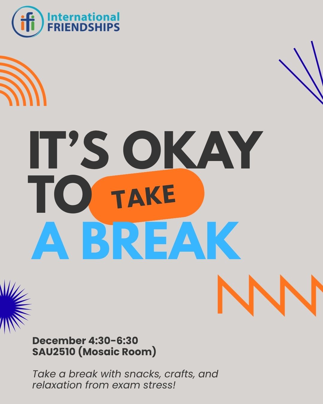 Study Break with IFI